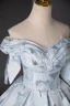 Chic / Beautiful Grey Embroidered Prom Dresses Ball Gown 2024 Off-The-Shoulder Sleeveless Backless Floor-Length / Long Prom Formal Dresses