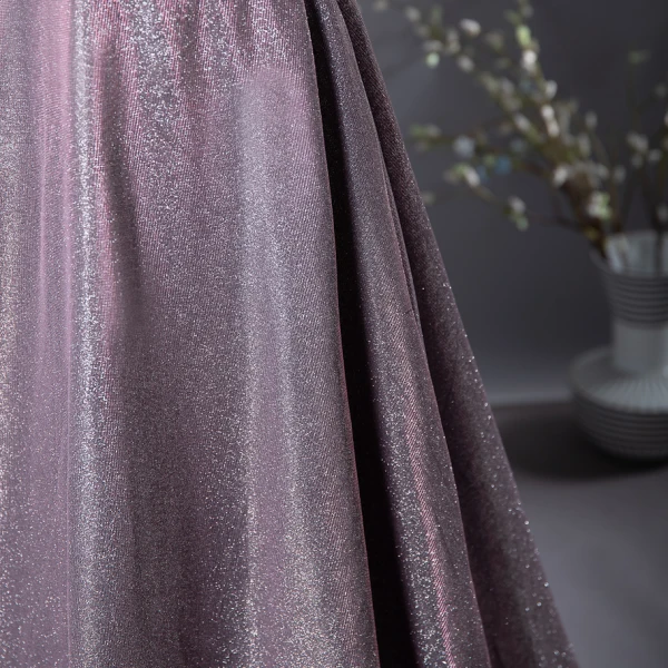 Bling Bling Syrin Glitter Ballkjoler 2024 Prinsesse V-Hals Puffy Korte Ermer Ryggløse Feie Tog Ball Formelle Kjoler