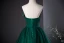 Unusual Dark Green Prom Dresses 2024 Ball Gown Strapless Sleeveless Backless Floor-Length / Long Prom Formal Dresses