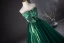Unusual Dark Green Prom Dresses 2024 Ball Gown Strapless Sleeveless Backless Floor-Length / Long Prom Formal Dresses