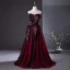 Schöne Burgunderrot Ballkleider 2024 Ballkleid Bandeau Schleife Ärmellos Rückenfreies Lange Ball Festliche Kleider