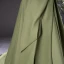 Chic / Beautiful Sage Green Prom Dresses 2024 A-Line / Princess Square Neckline Sleeveless Backless Floor-Length / Long Prom Formal Dresses