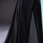Elegant Black Prom Dresses 2024 A-Line / Princess Spaghetti Straps Sleeveless Backless Floor-Length / Long Prom Formal Dresses