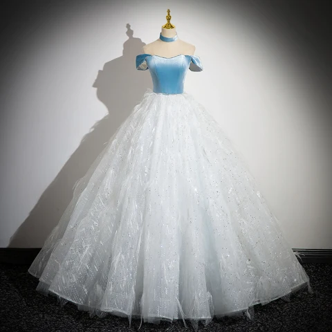 Hermoso Blanco Rhinestone Lentejuelas Tassel Vestidos de gala 2024 Ball Gown Fuera Del Hombro Sin Mangas Sin Espalda Largos Gala Vestidos Formales