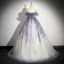 Chic / Beautiful Multi-Colors Beading Sequins Prom Dresses 2024 Ball Gown Off-The-Shoulder Sleeveless Backless Floor-Length / Long Prom Formal Dresses