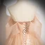 Sparkly Gold Sequins Prom Dresses 2024 Ball Gown Strapless Sleeveless Backless Floor-Length / Long Prom Formal Dresses