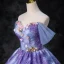 Flower Fairy Multi-Colors Appliques Pearl Rhinestone Glitter Prom Dresses 2024 Ball Gown Strapless Sleeveless Backless Floor-Length / Long Prom Formal Dresses