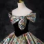 Fancy Multi-Colors Prom Dresses 2024 Ball Gown Off-The-Shoulder Bow Short Sleeve Backless Floor-Length / Long Prom Formal Dresses