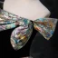 Fancy Multi-Colors Prom Dresses 2024 Ball Gown Off-The-Shoulder Bow Short Sleeve Backless Floor-Length / Long Prom Formal Dresses