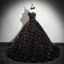 Glitzernden Multifarben Pailletten Ballkleider 2024 Ballkleid Bandeau Ärmellos Rückenfreies Sweep / Pinsel Zug Ball Festliche Kleider