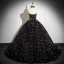 Glitzernden Multifarben Pailletten Ballkleider 2024 Ballkleid Bandeau Ärmellos Rückenfreies Sweep / Pinsel Zug Ball Festliche Kleider