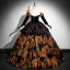 Eleganckie Czarne Cekinami Druk Sukienki Na Bal 2024 Suknia Balowa Przy Ramieniu Długie Rękawy Bez Pleców Długie Bal Sukienki Wizytowe