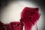 Chic / Beautiful Red Beading Pearl Sequins Prom Dresses 2024 Ball Gown Scoop Neck Long Sleeve Backless Floor-Length / Long Prom Formal Dresses