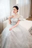 Charming Silver Grey Beading Pearl Sequins Lace Flower Prom Dresses 2023 A-Line / Princess High Neck Short Sleeve Backless Floor-Length / Long Prom Formal Dresses