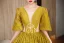 Elegant Gold Yellow Prom Dresses 2023 A-Line / Princess Square Neckline Short Sleeve Backless Floor-Length / Long Formal Dresses
