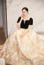 Chic / Beautiful Black Prom Dresses 2023 A-Line / Princess Pearl Square Neckline Short Sleeve Backless Floor-Length / Long Prom Formal Dresses