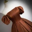 Classy Coffee Satin Prom Dresses 2024 A-Line / Princess Off-The-Shoulder Puffy Short Sleeve Backless Floor-Length / Long Formal Dresses