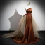 Fashion Coffee Satin Prom Dresses 2024 Trumpet / Mermaid Strapless Sleeveless Backless Bow Sweep Train Prom Formal Dresses