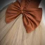 Fashion Coffee Satin Prom Dresses 2024 Trumpet / Mermaid Strapless Sleeveless Backless Bow Sweep Train Prom Formal Dresses