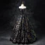 Sparkly Multi-Colors Sequins Black Prom Dresses 2024 Ball Gown Off-The-Shoulder Sleeveless Backless Floor-Length / Long Prom Formal Dresses