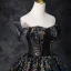 Sparkly Multi-Colors Sequins Black Prom Dresses 2024 Ball Gown Off-The-Shoulder Sleeveless Backless Floor-Length / Long Prom Formal Dresses