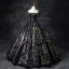 Sparkly Multi-Colors Sequins Black Prom Dresses 2024 Ball Gown Off-The-Shoulder Sleeveless Backless Floor-Length / Long Prom Formal Dresses