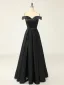 Vintage / Originale Vert Foncé Satin Fendue devant Robe De Bal 2024 Princesse Bretelles Spaghetti Sans Manches Dos Nu Longue Robe De Ceremonie