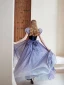 Vintage / Retro Glitter Navy Blue Prom Dresses 2024 A-Line / Princess Square Neckline Puffy Short Sleeve Backless Bow Floor-Length / Long Formal Dresses