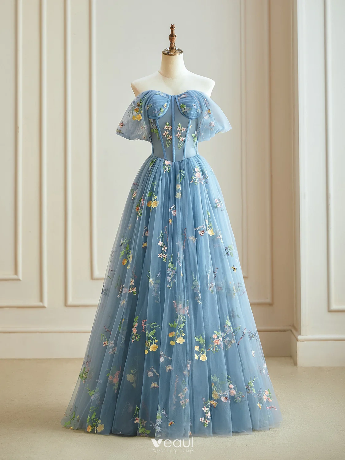 New Women's Mesh Heavy Industry 3D Flower Print Cake Skirt Flower Fairy  Dress | eBay