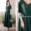 Modest / Simple Dark Green Satin Bridesmaid Dresses 2022 A-Line / Princess Short Sleeve Backless Floor-Length / Long