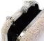 Luxury / Gorgeous White Clutch Bags Beading Pearl Rhinestone Handmade  Wedding Cocktail Party Evening Party Prom Accessories 2019