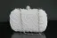Luxury / Gorgeous White Clutch Bags Beading Pearl Rhinestone Handmade  Wedding Cocktail Party Evening Party Prom Accessories 2019