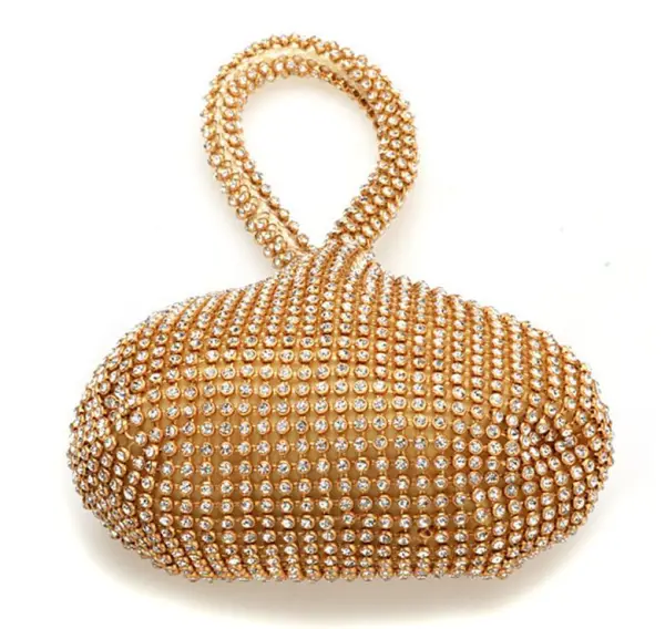 Modern / Fashion Silver Clutch Bags Beading Rhinestone Metal Cocktail Party Evening Party Accessories 2019
