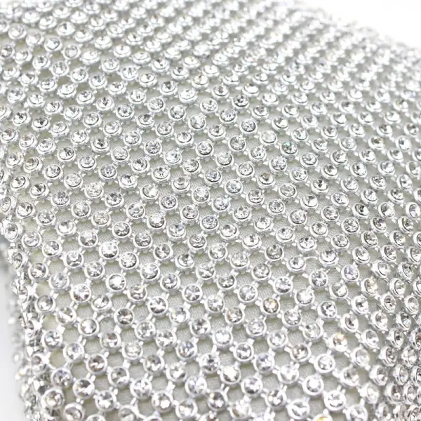 Modern / Fashion Silver Clutch Bags Beading Rhinestone Metal Cocktail Party Evening Party Accessories 2019
