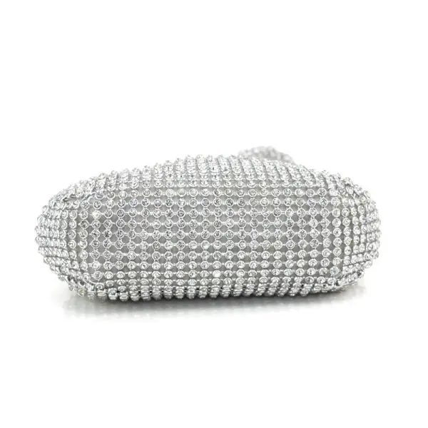 Modern / Fashion Silver Clutch Bags Beading Rhinestone Metal Cocktail Party Evening Party Accessories 2019