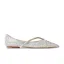 Charmant Multi-Couleurs Faux Diamant Plate Chaussure De Mariée 2022 Cuir X-Strap À Bout Pointu Mariage Talons