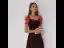 Chic / Beautiful Burgundy Suede Graduation Dresses 2019 A-Line / Princess Square Neckline Short Sleeve Backless Knee-Length Formal Dresses