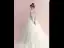 Style Chinois Champagne Transparentes Robe De Mariée 2019 Robe Boule Col Haut Manches Longues Dos Nu Appliques En Dentelle Perlage Chapel Train Volants