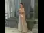 Elegante Champagner Grau Abendkleider 2019 A Linie Off Shoulder Kurze Ärmel Perlenstickerei Stoffgürtel Lange Rüschen Rückenfreies Festliche Kleider