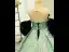 Elegant Sage Green Floral Birthday Flower Girl Dresses 2024 Ball Gown Strapless Bow Rhinestone Short Sleeve Backless Floor-Length / Long