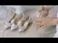 Charming Silver Rhinestone Lace Wedding Shoes 2024 4 cm Thick Heels Pointed Toe Wedding Pumps High Heels