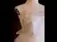 Charmant Blanche Perlage Paillettes Volants en Cascade Asymétrique Plage Robe De Mariée 2024 Robe Boule Bretelles Spaghetti Sans Manches Dos Nu Mariage