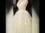 Élégant Vert Cendré Perle En Dentelle Fleur Volants en Cascade Robe De Bal 2023 Robe Boule V-Cou Sans Manches Dos Nu Longue Robe De Ceremonie