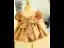 Fashion Blushing Pink Floral Pearl Short Flower Girl Dresses 2023 Ball Gown Birthday Square Neckline Short Sleeve