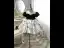 Chic / Beautiful Black Pearl Printing Birthday Flower Girl Dresses 2023 Ball Gown Scoop Neck Short Sleeve Bow Short