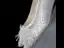 Bling Bling Champagne Perlage Paillettes Chaussure De Mariée 2023 Cuir 3 cm Talons Aiguilles Talon Bas À Bout Pointu Mariage Escarpins Talons Hauts