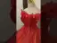 Chic / Beautiful Red Flower Prom Dresses 2023 Off-The-Shoulder Sleeveless Floor-Length / Long Ball Gown Formal Dresses