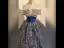 Vintage / Retro Bling Bling Navy Blue Beading Sequins Tassel Prom Dresses Ball Gown 2023 Off-The-Shoulder Sleeveless Backless Floor-Length / Long Prom Formal Dresses