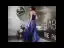 Ciel étoilé Bleu Roi Robe De Soirée 2019 Princesse Bretelles Spaghetti Sans Manches Glitter Tulle Longue Dos Nu Volants Robe De Ceremonie