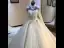 Luxury / Gorgeous Chinese style Ivory See-through Wedding Dresses 2019 Ball Gown High Neck Long Sleeve Backless Appliques Lace Beading Cathedral Train Ruffle
